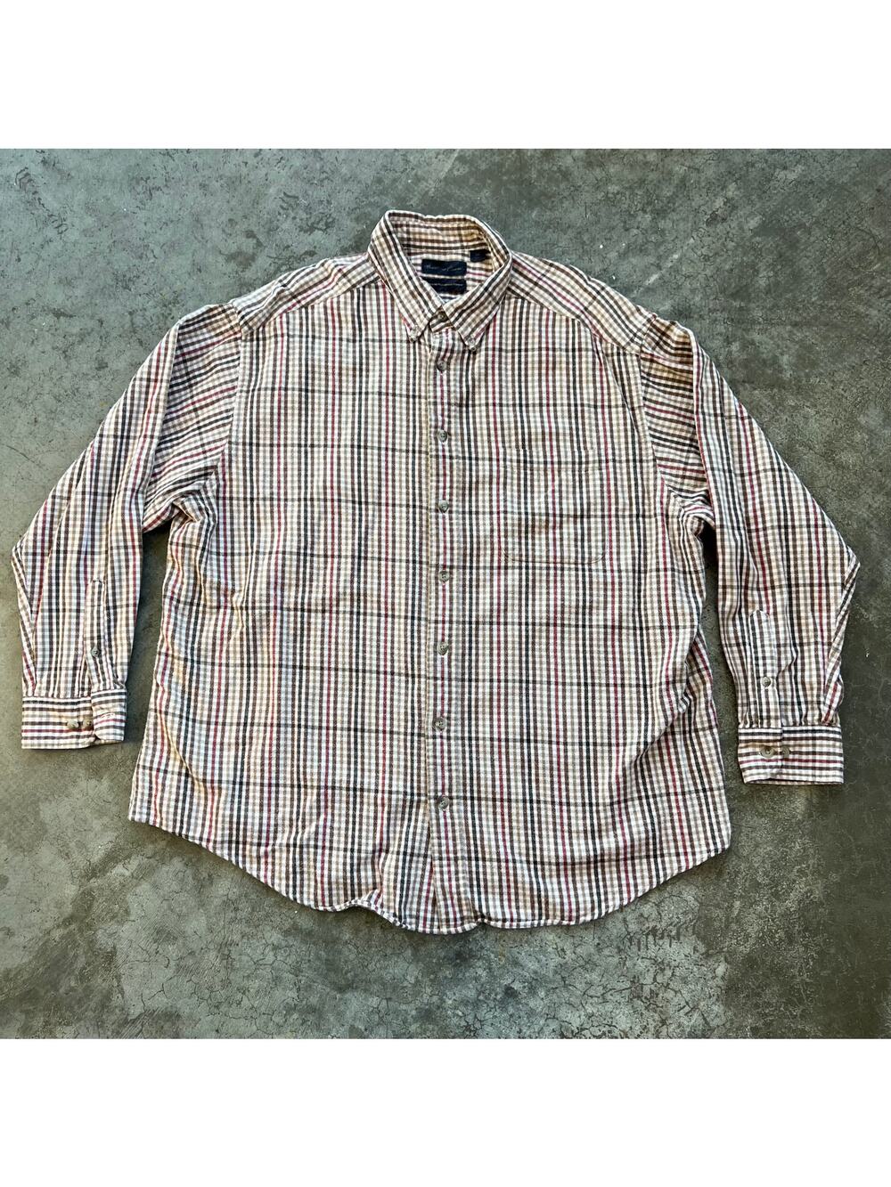 Weathered Casual Authentic Portuguese Flannel Shirt
